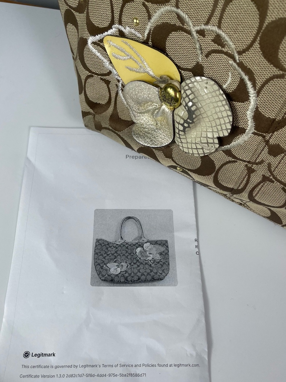Coach Y2K Signature Bleecker Floral Tote- COA - Picture 2 of 15